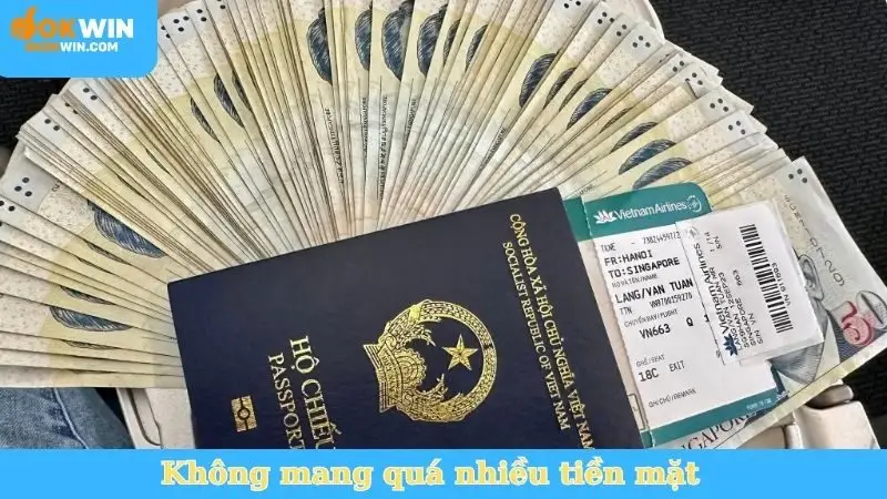 Không mang quá nhiều tiền mặt
